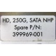 HP HD 250G SATA NLP Spare P/N 399699-001 (Одинцово)